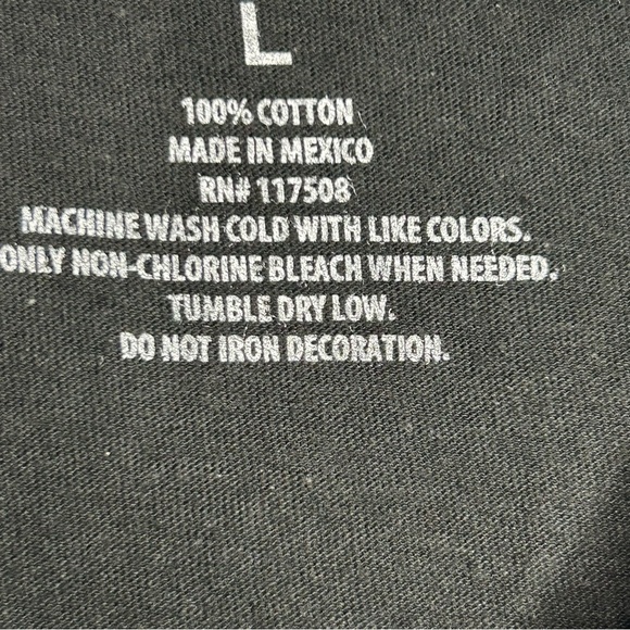 Michael Jackson Mens T-Shirt Graphic Logo King of Pop Black Size Large - Picture 6 of 7